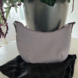 Gucci GG Canvas Baguette (SHG-34677) in Lilac